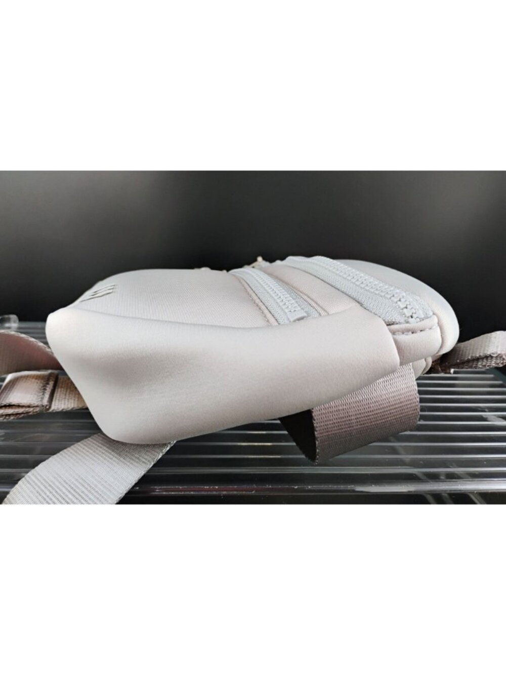 All in Motion Small Beige Crossbody Waist Bag With Adjustable Strap - Picture 4 of 9